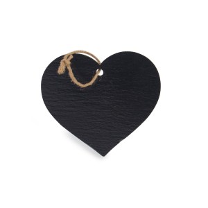 5 inch Heart Slate Ornament